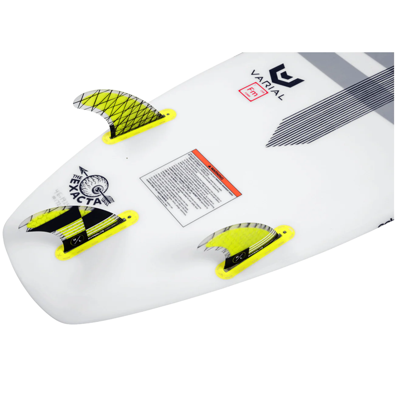 Hyperlite 4.75 Carbon Surf Fin Set w/Key 2023 - Image 3
