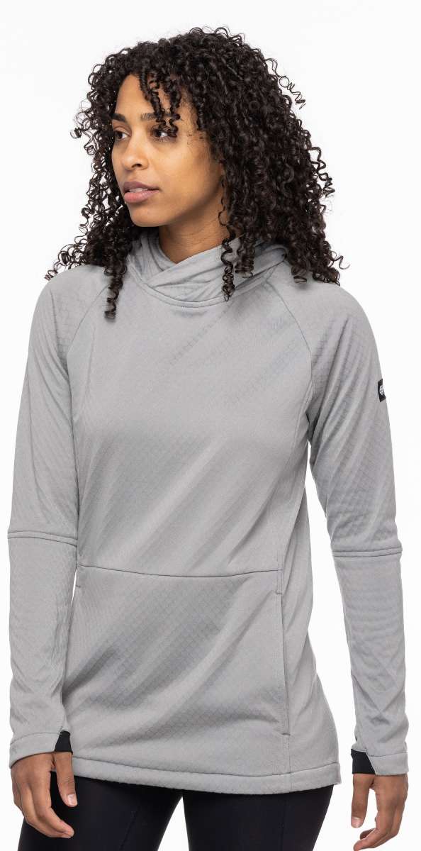 686 Ladies Mission Grid Fleece Hoodie 2023 - Image 11