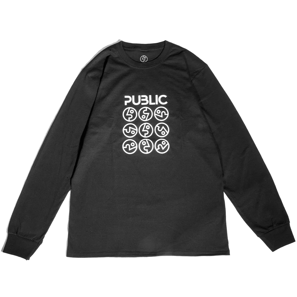 Public Face Logo Long-Sleeve Tee 2026