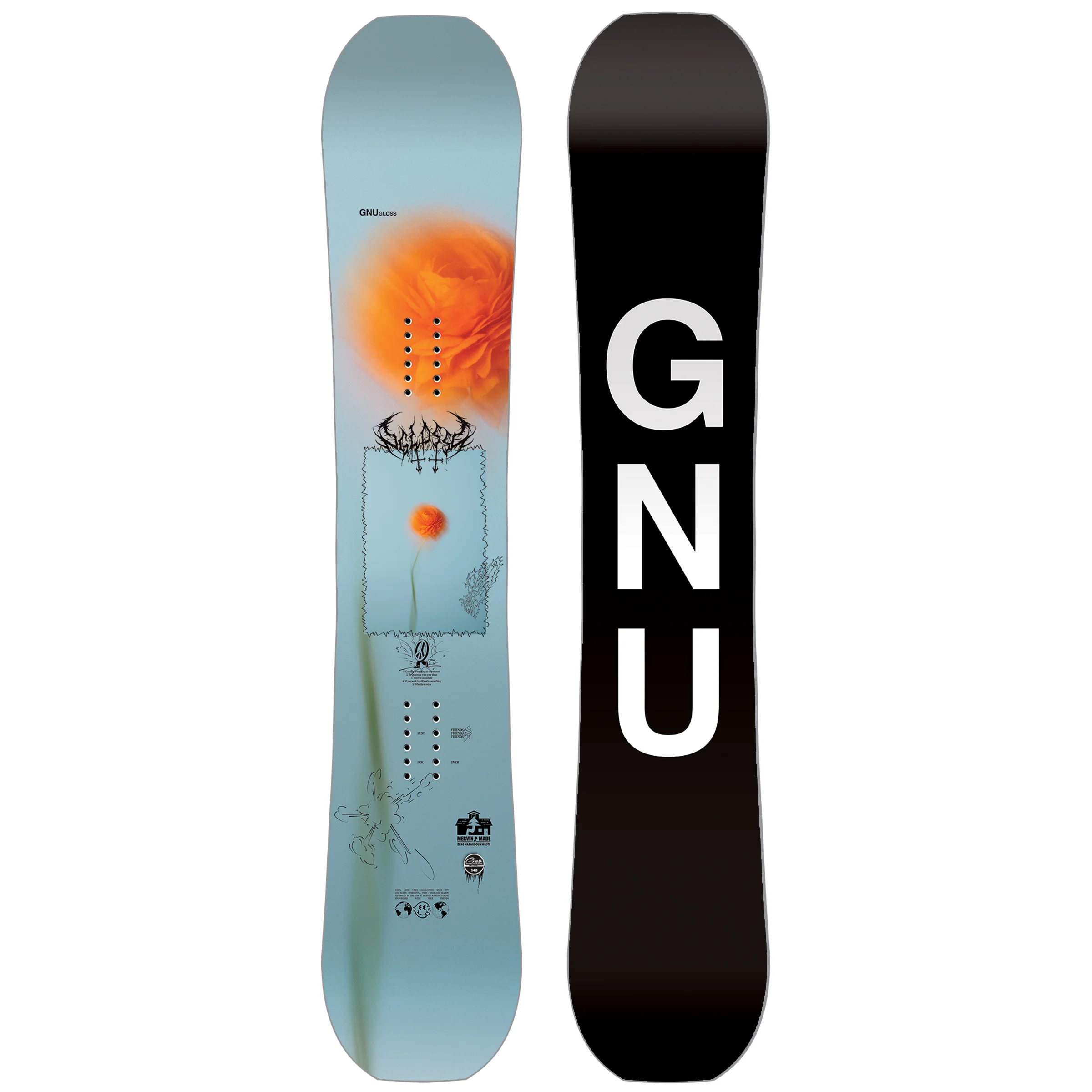 GNU Women's Gloss Snowboard 2025 - Image 2