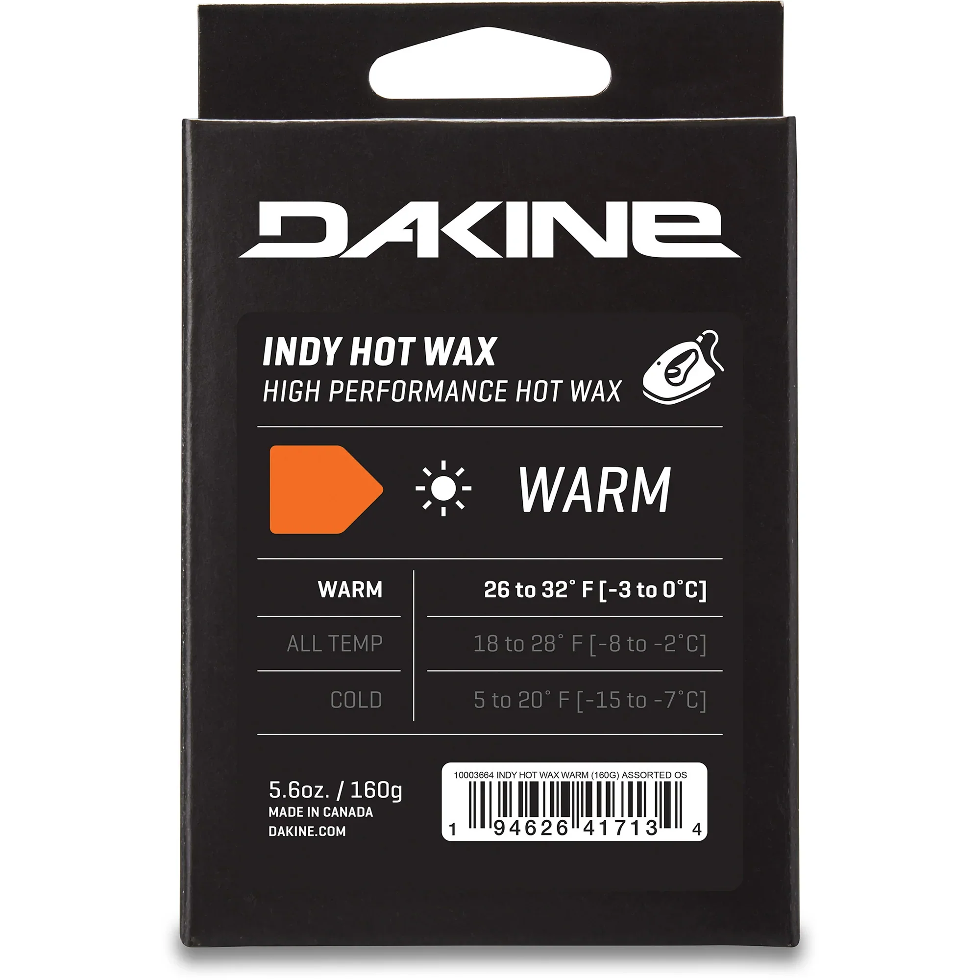 Dakine Indy Hot Wax - Warm 160G 2026