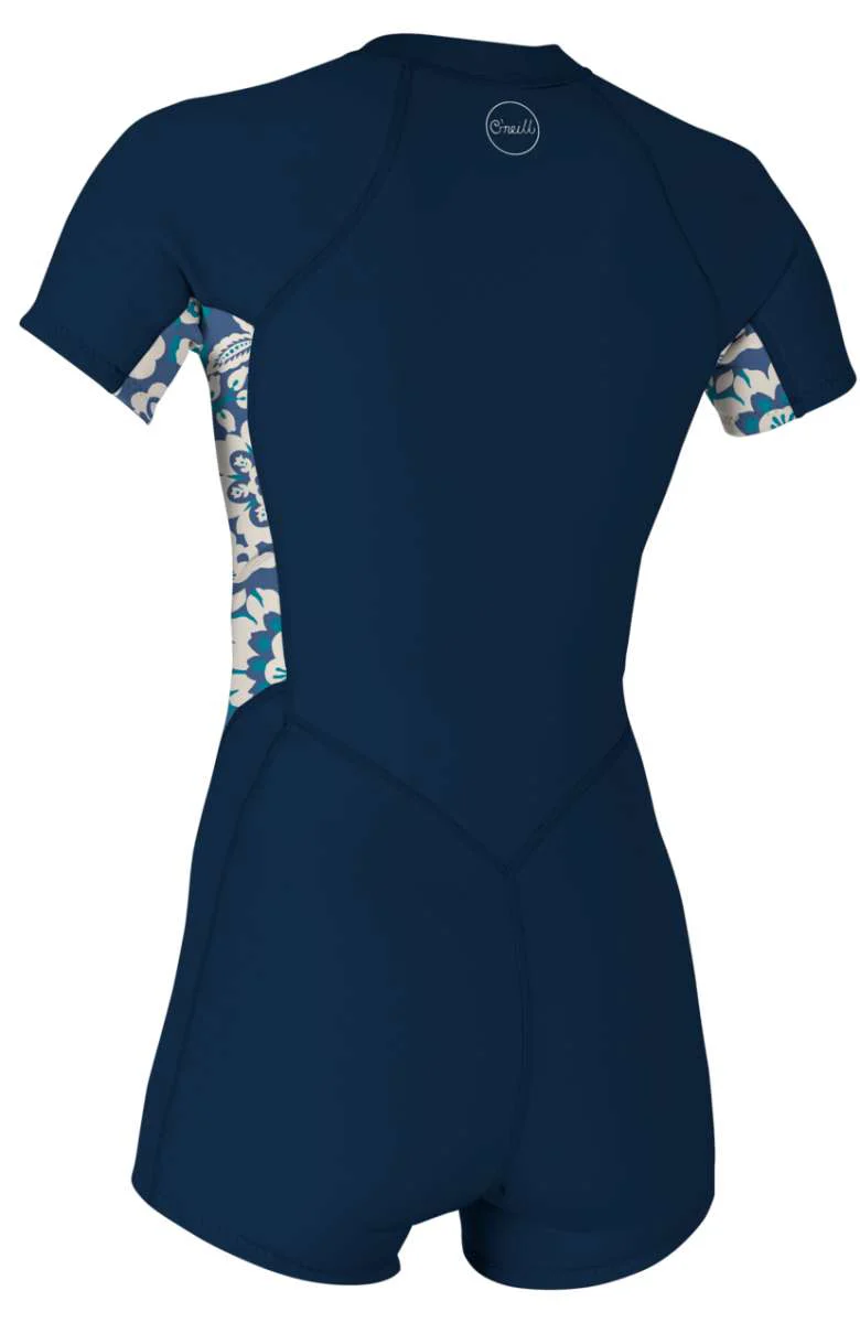 O'neill Ladies Bahia 2/1 Full Zip Short Sleeve Wet Suit 2022-2023 - Image 2