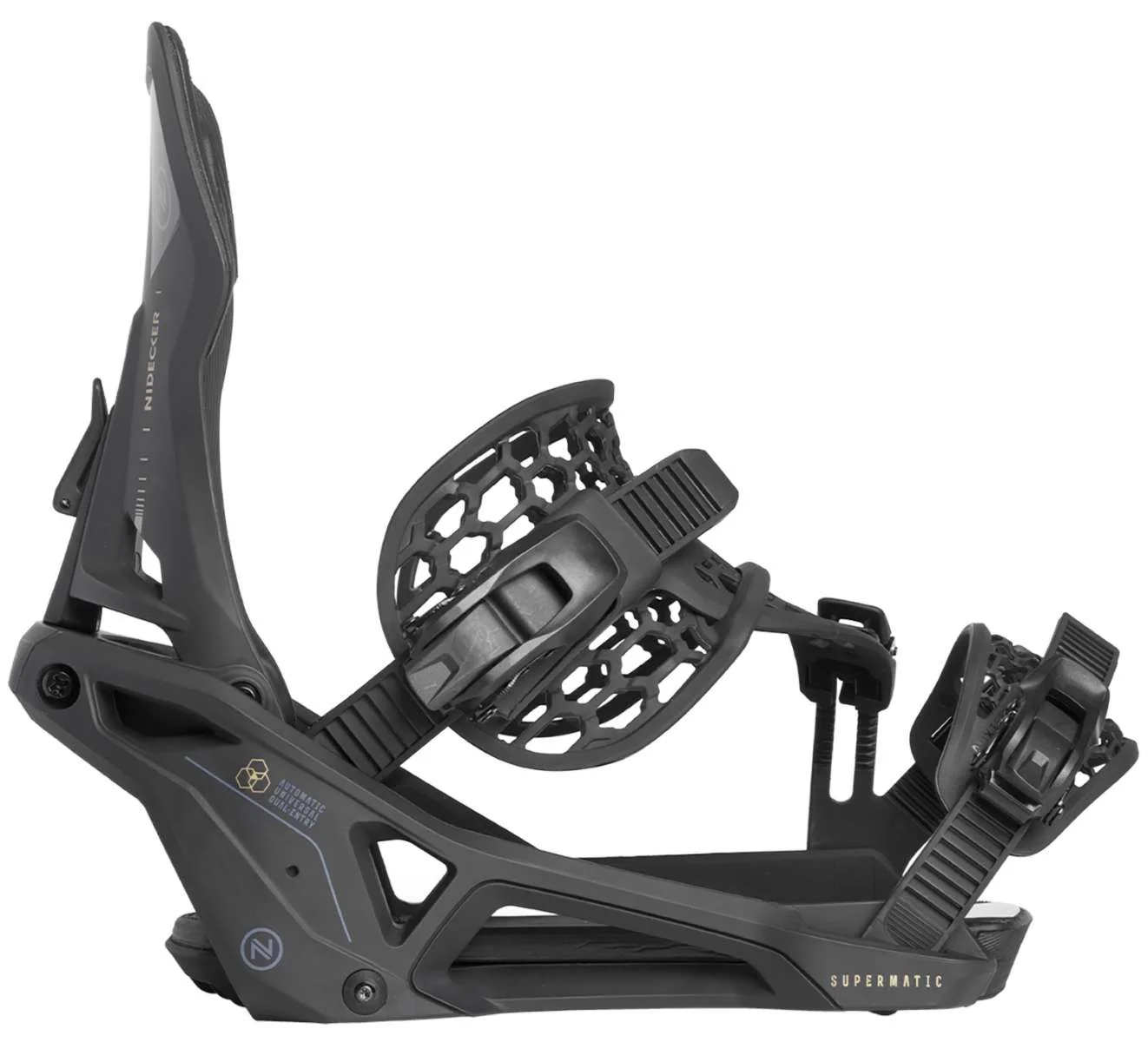 Nidecker Supermatic Step In Snowboard Bindings 2024 - Image 11