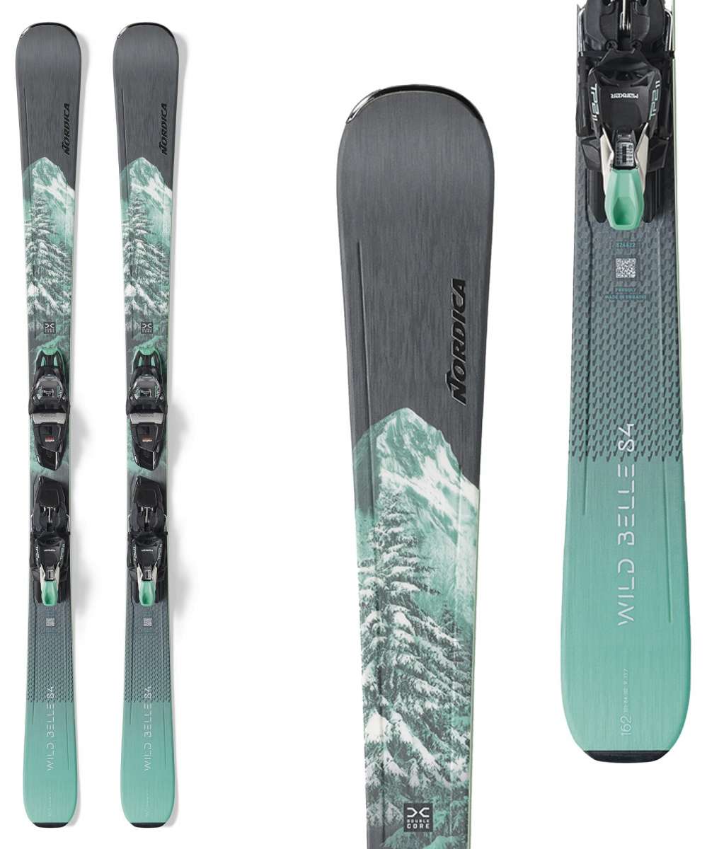 Nordica Women's Wild Belle DC 84 Skis wIth TP11 Bindings 2024
