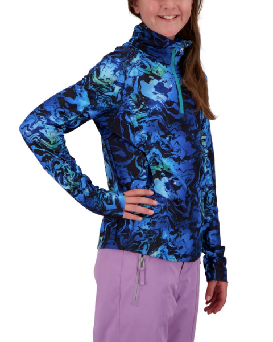 Obermeyer Girls Clara 1/4 Zip Top  2021-2022 - Image 5