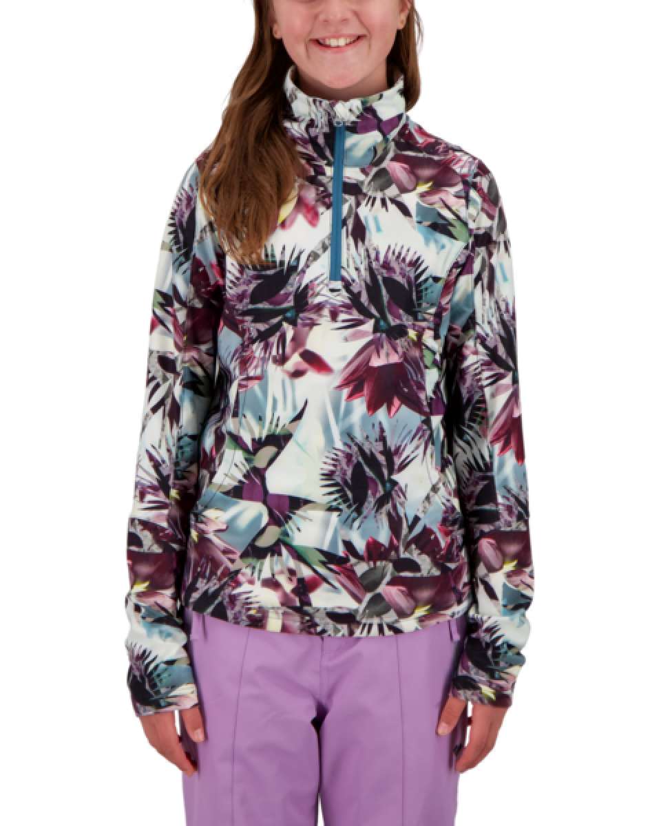 Obermeyer Girls Clara 1/4 Zip Top  2021-2022 - Image 8
