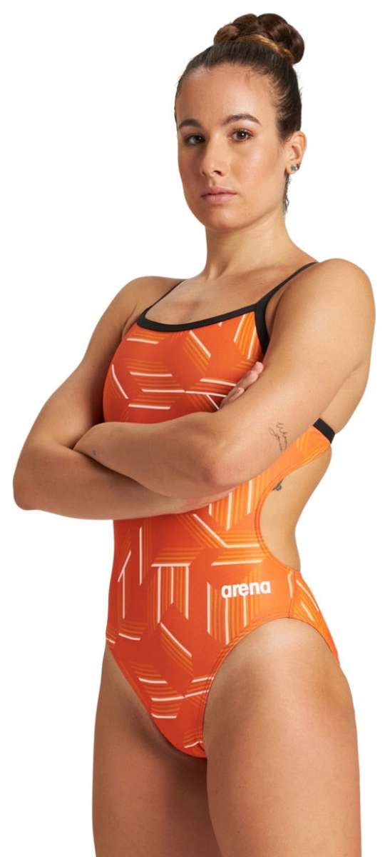 Arena Women's Puzzled Challenge Back One Piece Swimsuit - Image 5