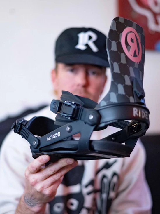 RIDE A-6 x Trevor Andrew Snowboard Bindings 2025 - Image 2