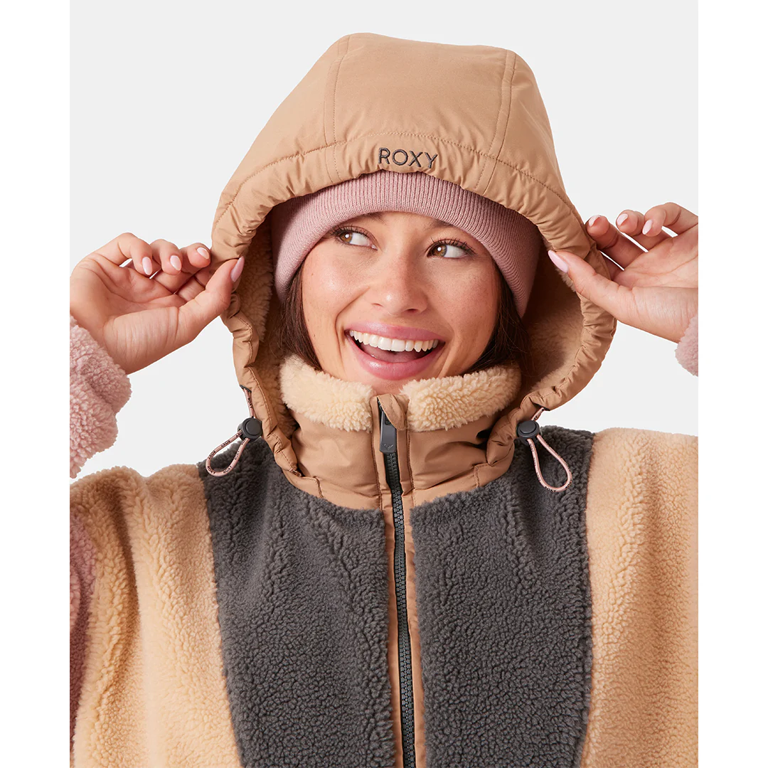 Roxy Women's Rita Half Zip Sherpa Anorak 2026 - Image 5