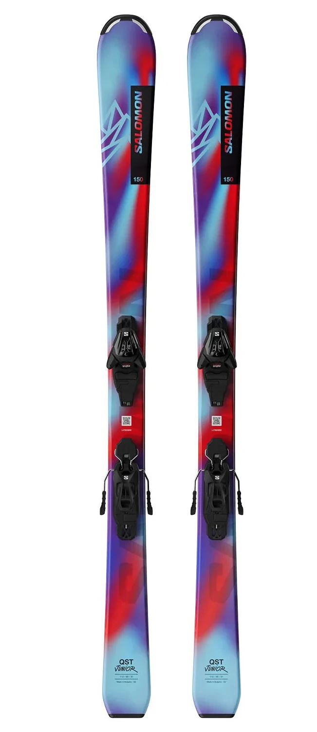 Salomon Junior QST M Skis with L6 Bindings 2026
