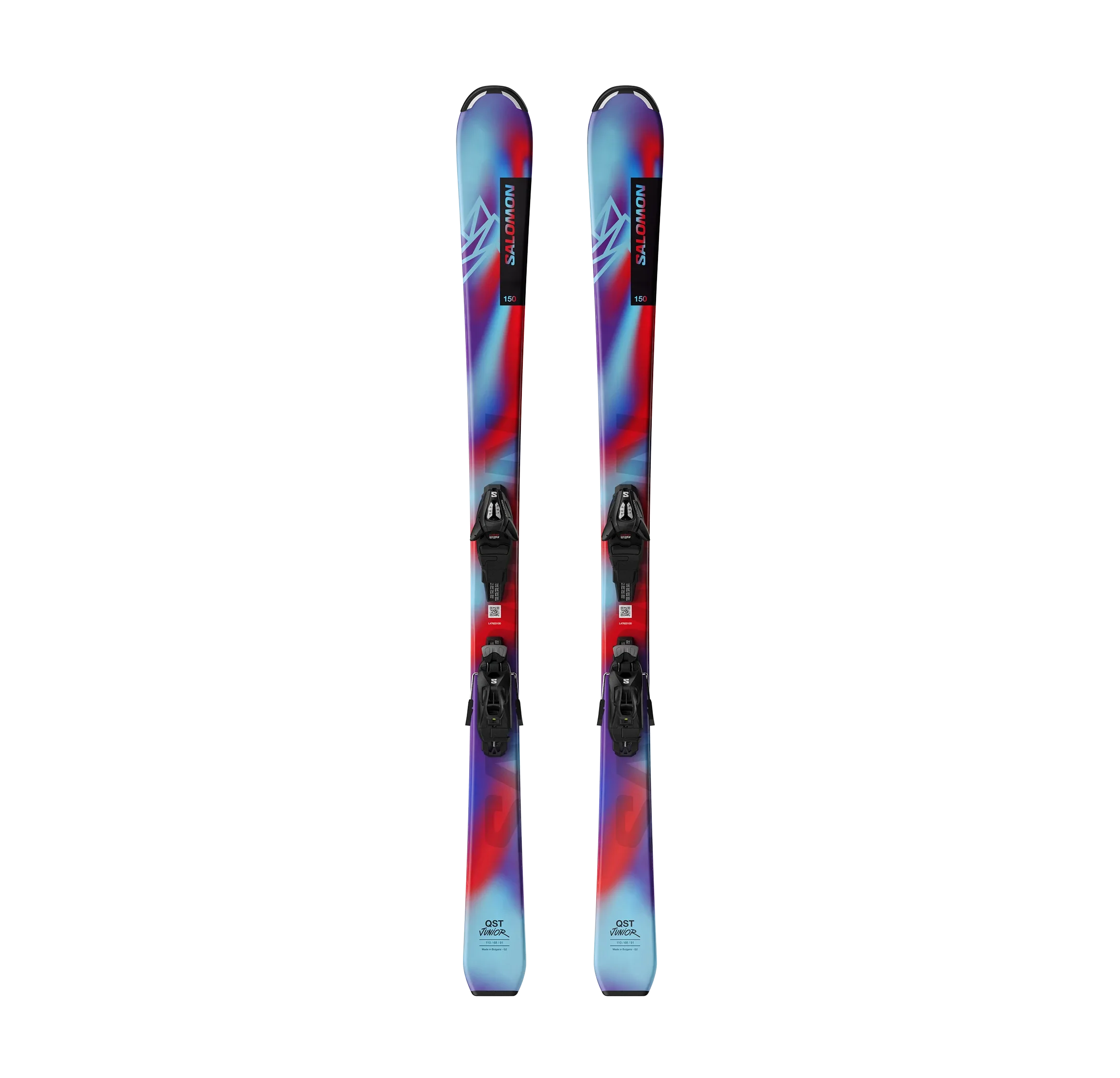 Salomon Junior QST S Skis with C5 Bindings 2026