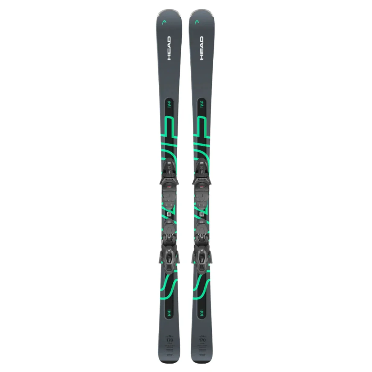 Head Shape V4 Skis with PR 11 Bindings 2025