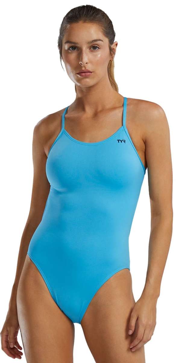 TYR Women's Solid Cutoutfit Swimsuit