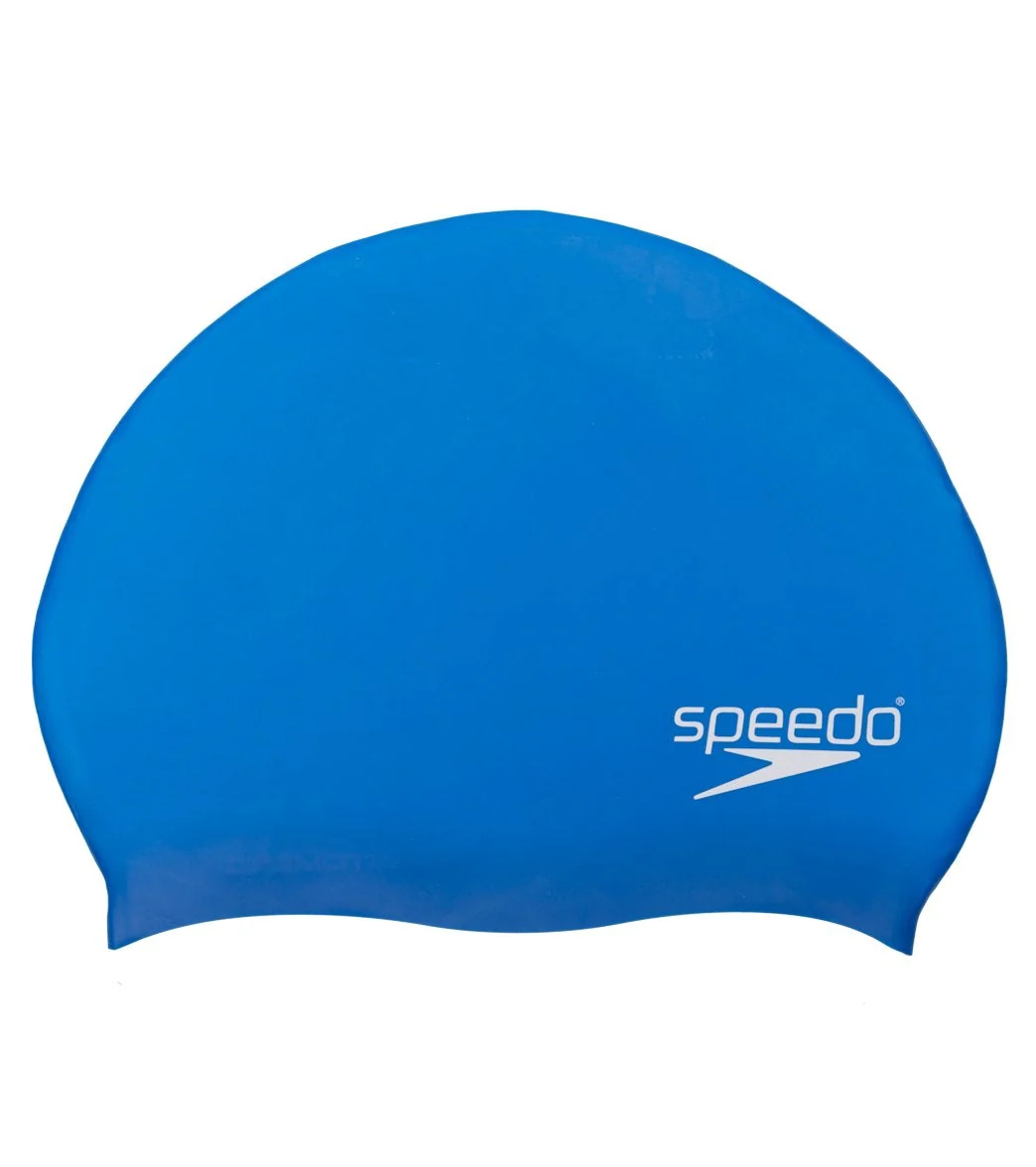 Speedo Elastomeric Solid Silicone Swim Cap - Image 3