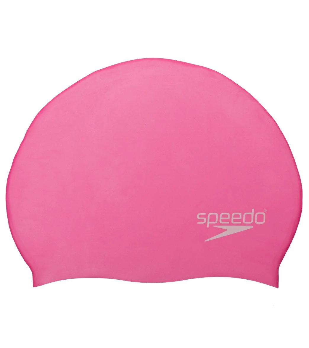 Speedo Elastomeric Solid Silicone Swim Cap - Image 5
