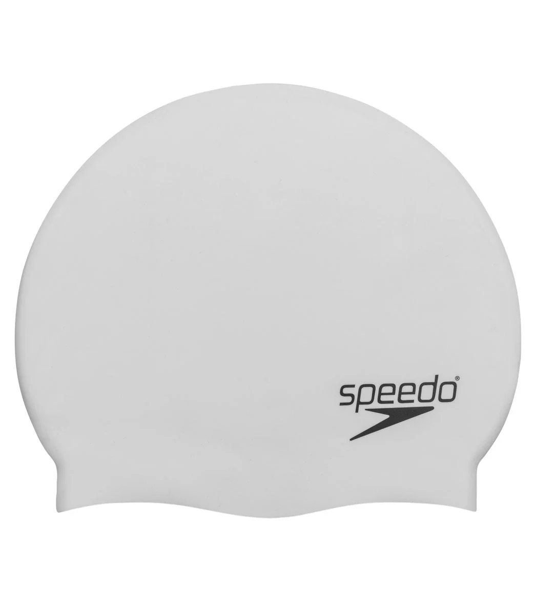 Speedo Elastomeric Solid Silicone Swim Cap - Image 7