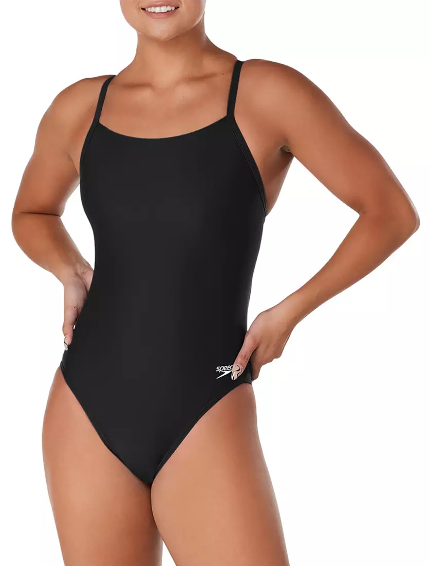 Speedo Girls' Endurance Flyback Training Swimsuit