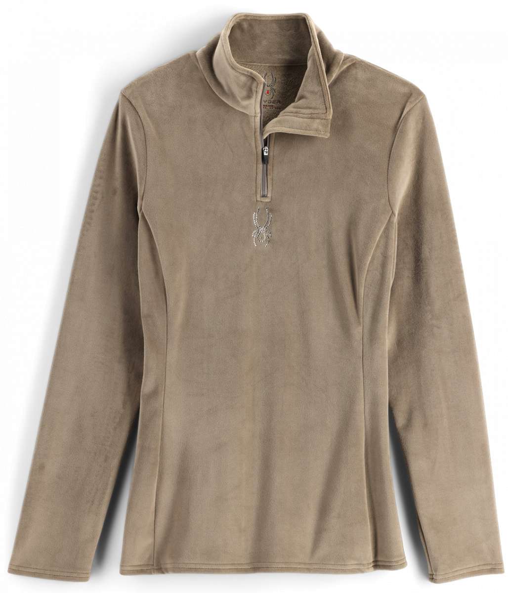 Spyder Ladies Shimmer Bug Fleece Zip Turtle Neck 2023 - Image 2