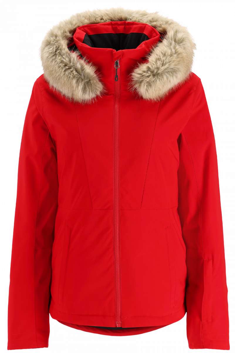 Spyder Ladies Vida Insulated Faux Fur Jacket 2023 - Image 4