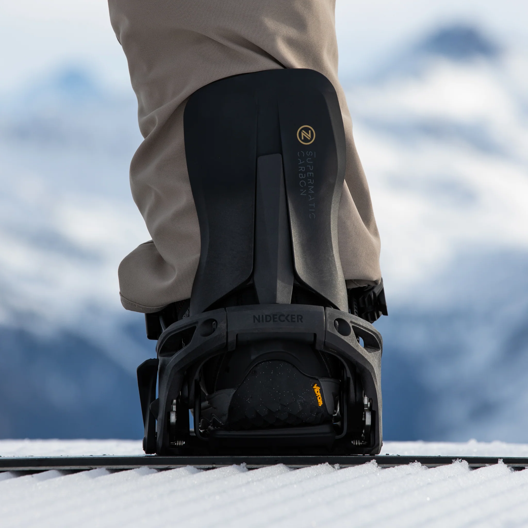 Nidecker Supermatic Carbon Snowboard Bindings 2025 - Image 6