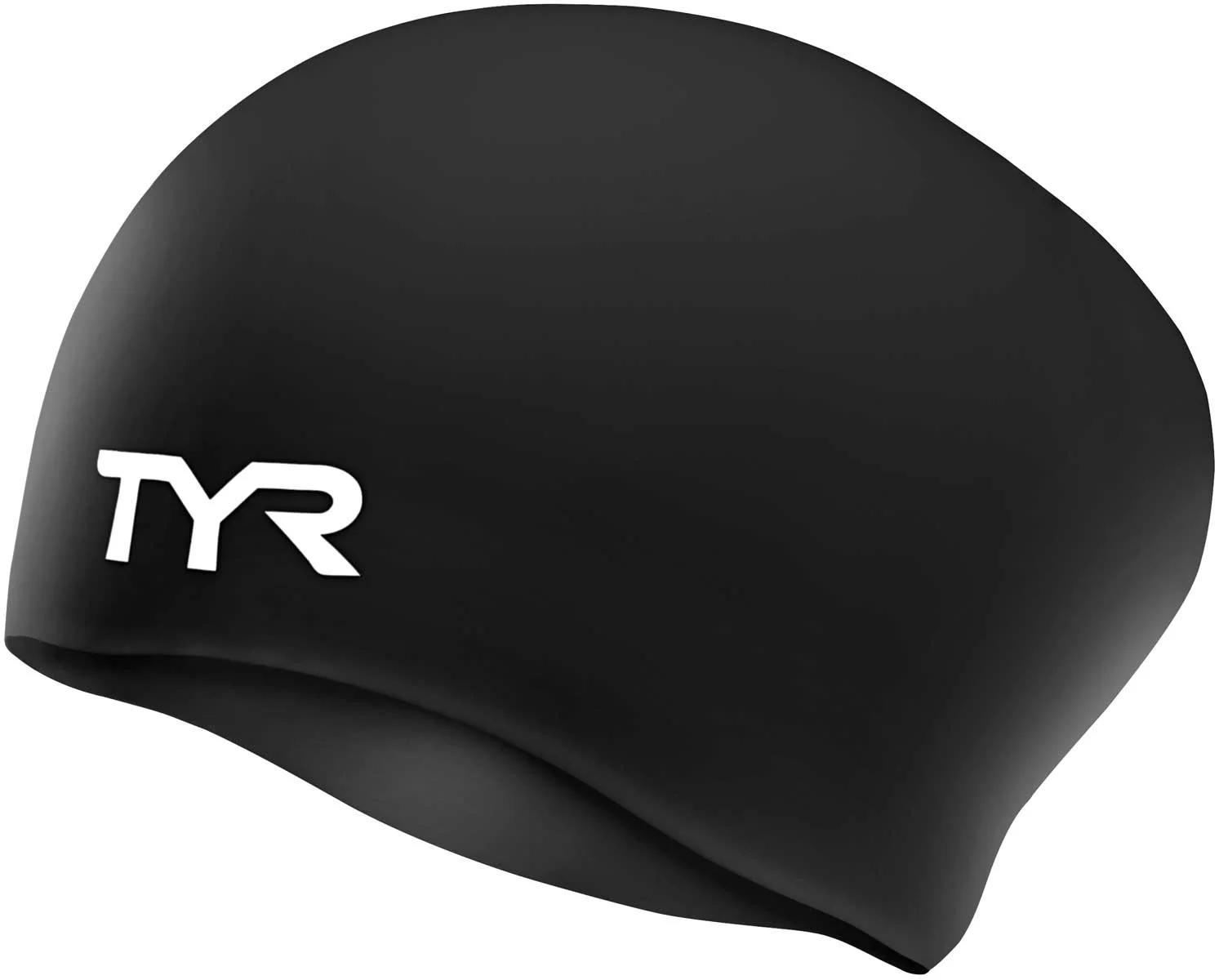 TYR Long Hair Wrinkle-Free Silicone Adult Swim Cap