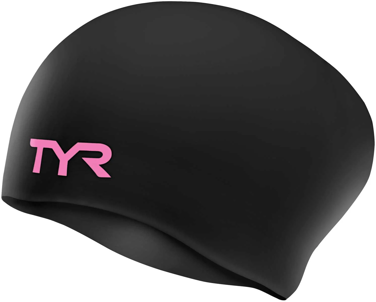 TYR Long Hair Wrinkle-Free Silicone Adult Swim Cap - Image 2