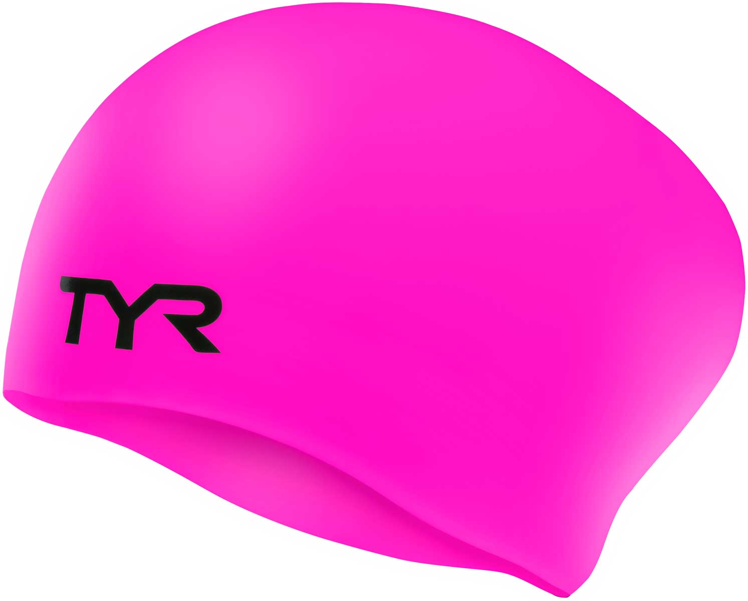 TYR Long Hair Wrinkle-Free Silicone Adult Swim Cap - Image 4