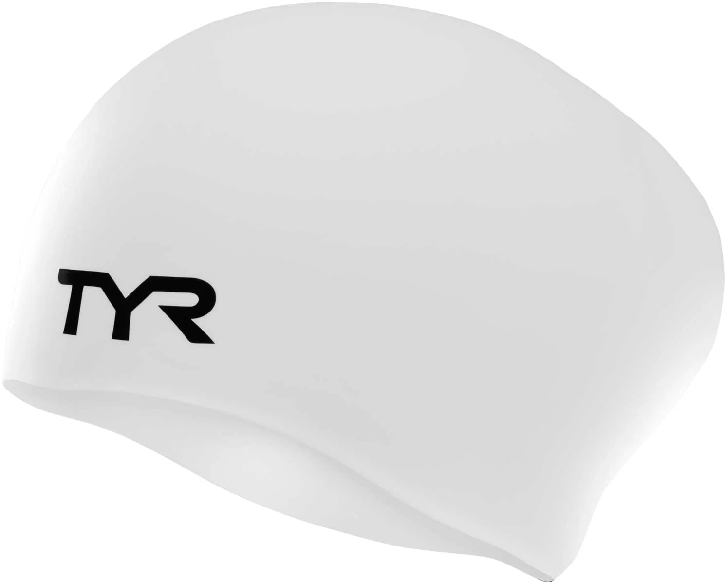 TYR Long Hair Wrinkle-Free Silicone Adult Swim Cap - Image 6