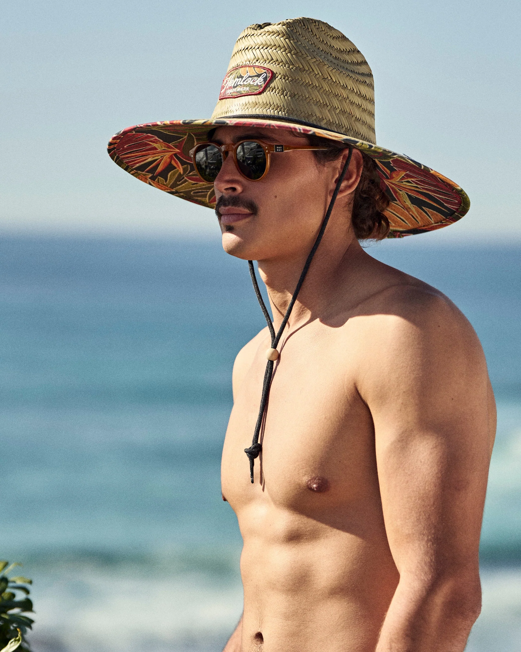 Hemlock UPF 50+ Lifeguard Straw Hat - Image 4