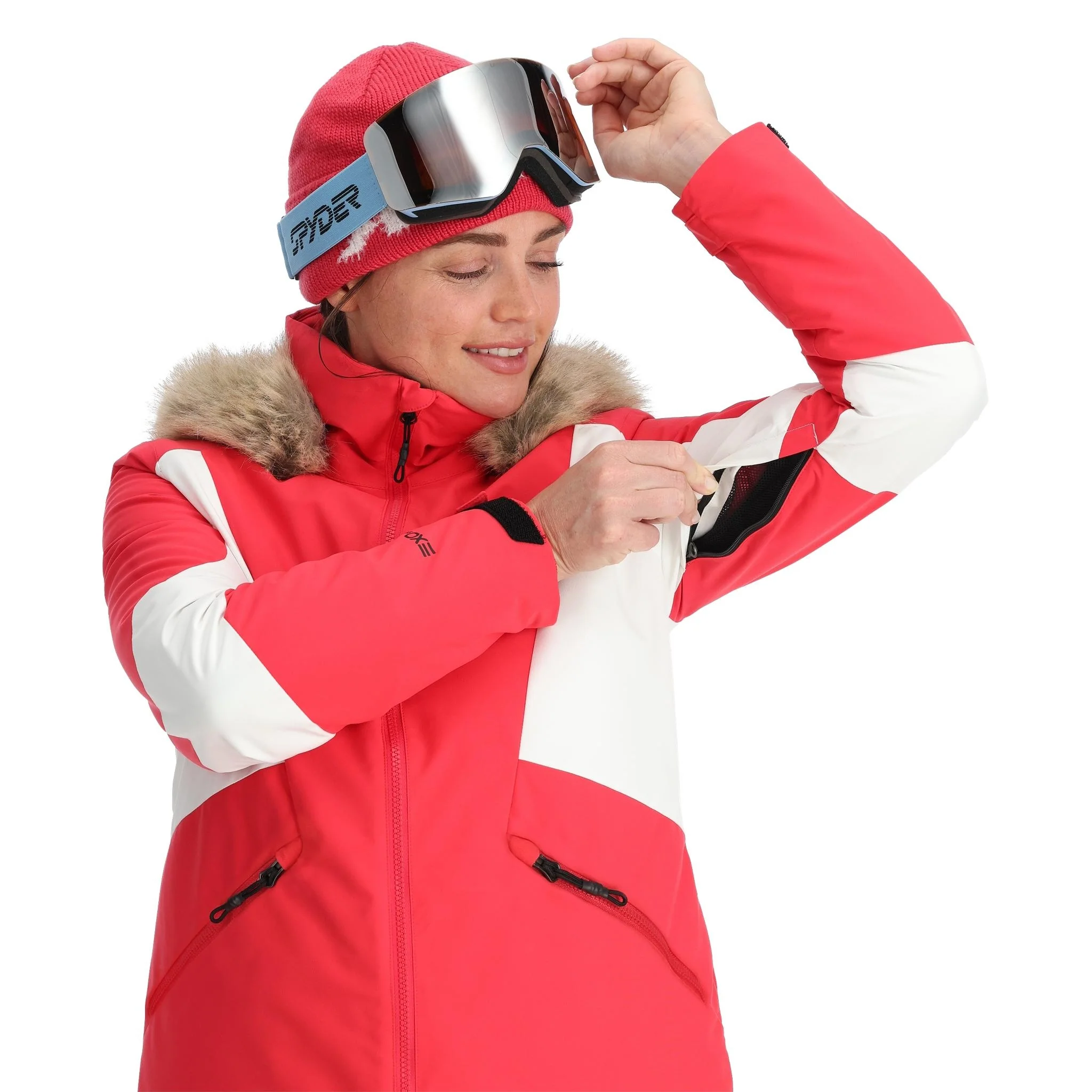 Spyder Women's Vida Insulated Faux Fur Jacket 2025 - Image 9
