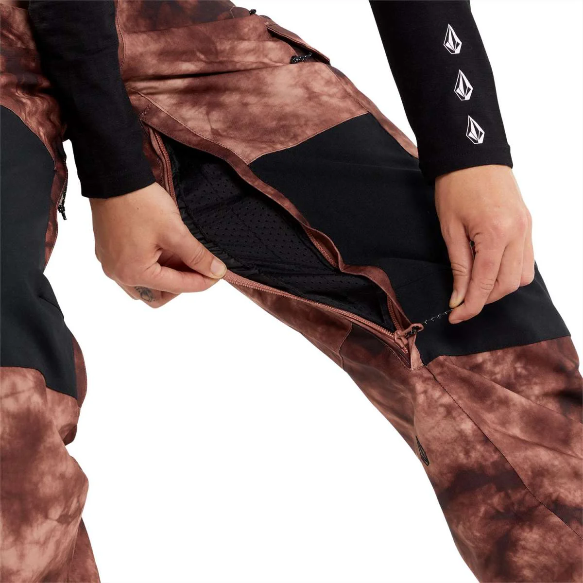 Volcom Women's Creston 3D Stretch Bib Pant 2024 - Image 14