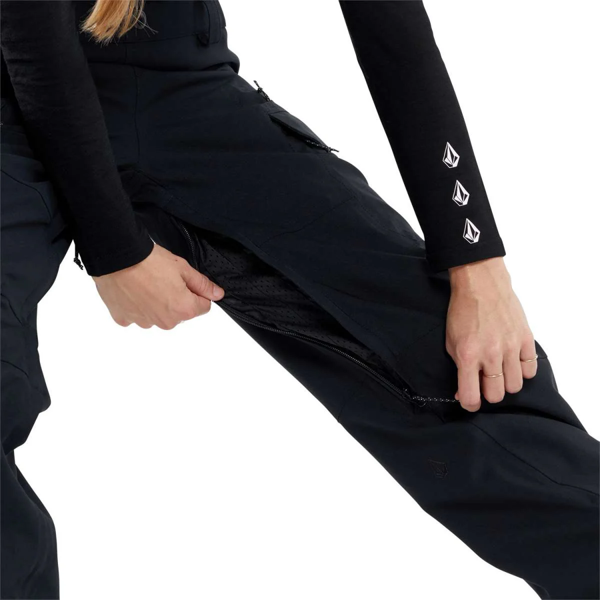 Volcom Women's Creston 3D Stretch Bib Pant 2024 - Image 6