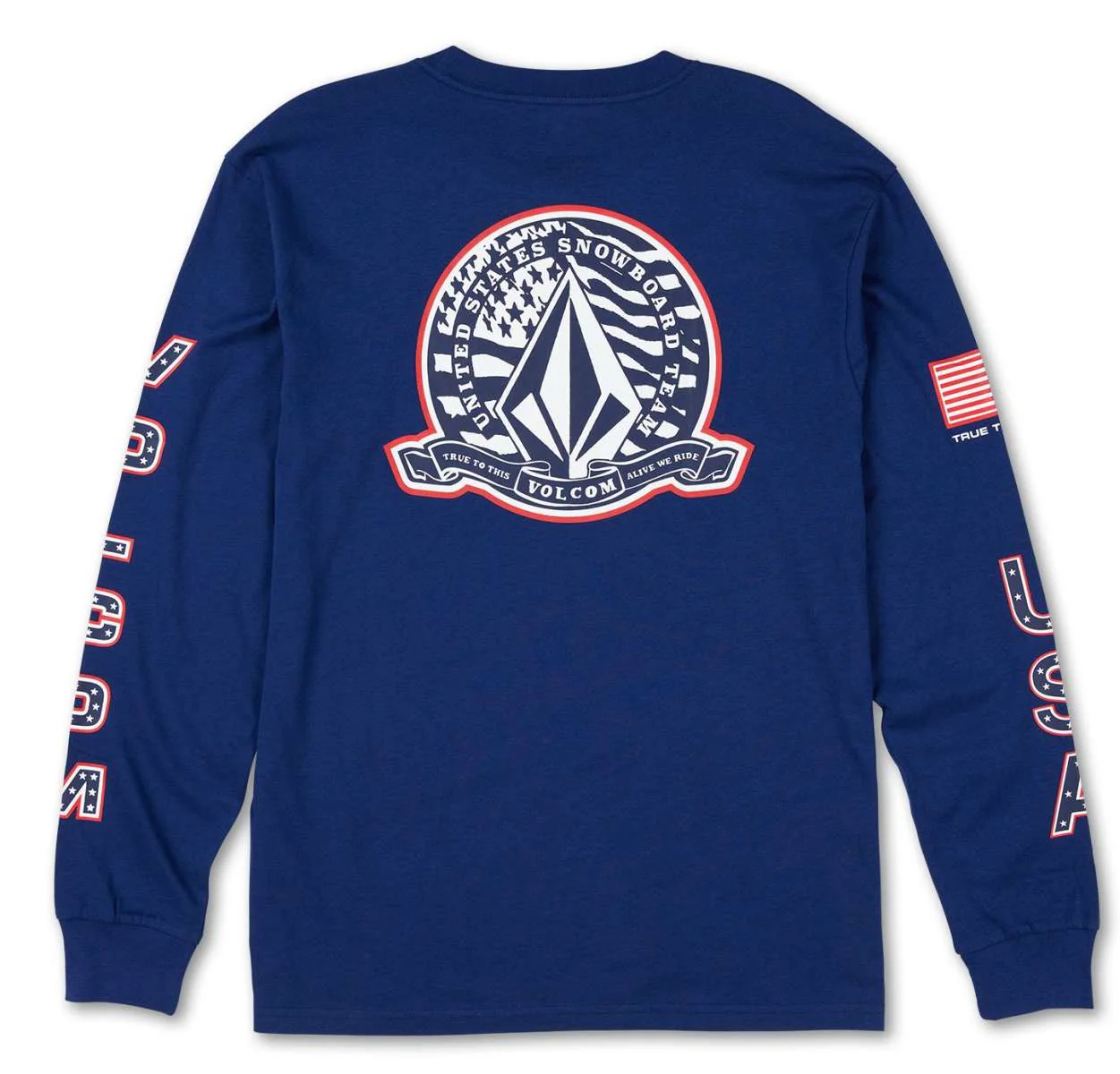 Volcom True to This USA Long Sleeve Tee 2022 - Image 5